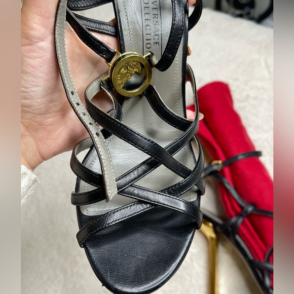 VERSACE COLLECTION SANDALS MADE IN ITALY - Picture 9 of 10